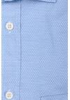 Produktbild fr 'OLYMP Casual regular fit Hemd Langarm New Kent Kragen Struktur hellblau'
