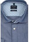 Produktbild fr 'OLYMP Casual regular fit Hemd Langarm New Kent Kragen Struktur nachtblau'