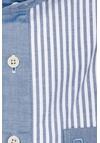 Produktbild fr 'OLYMP Casual regular fit Hemd Langarm Stehkragen Streifen blau'