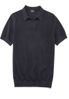 Produktbild fr 'OLYMP Casual Strick Polo Halbarm Polokragen navy'