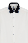 Produktbild f�r 'OLYMP Casual Hemd Halbarm Polokragen Oxford wei�'