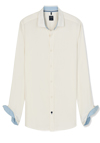 Produktbild f�r 'OLYMP Casual Hemd Langarm New Kent Kragen Struktur wei�'