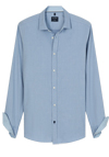 Produktbild f�r 'OLYMP Casual Hemd Langarm New Kent Kragen Struktur hellblau'