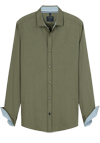 Produktbild f�r 'OLYMP Casual Hemd Langarm New Kent Kragen Struktur oliv'