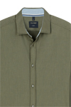Produktbild f�r 'OLYMP Casual Hemd Langarm New Kent Kragen Struktur oliv'