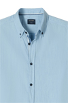 Produktbild f�r 'OLYMP Casual Hemd Langarm Button Down Kragen Mountain Twill hellblau'