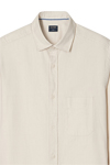 Produktbild f�r 'OLYMP Casual Hemd Langarm New Kent Kragen Fischgrat ecru'