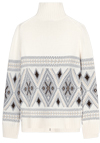 Produktbild f�r 'OLYMP Strickjacke Langarm Rei�verschluss Muster wei�'