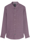 Produktbild f�r 'OLYMP Casual Hemd Langarm New Kent Kragen Muster rot'