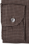 Produktbild f�r 'OLYMP Casual Hemd Langarm New Kent Kragen Muster braun'