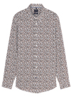 Produktbild f�r 'OLYMP Casual Hemd Langarm New Kent Kragen Muster wei�'