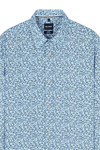 Produktbild f�r 'OLYMP Casual Hemd Langarm New Kent Kragen Muster hellblau'