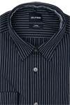 Produktbild f�r 'OLYMP Casual Hemd Langarm New Kent Kragen Streifen blau'