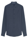 Produktbild f�r 'OLYMP Casual Hemd Langarm Button Down Kragen Struktur navy'
