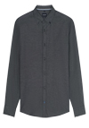 Produktbild f�r 'OLYMP Casual Hemd Langarm Button Down Kragen Struktur anthrazit'