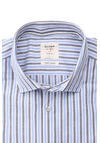 Produktbild fr 'OLYMP Level Five Smart Casual body fit Hemd Langarm Haifischkragen Streifen blau'