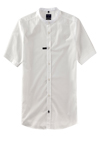 Produktbild fr 'OLYMP Casual regular fit Hemd Halbarm Stehkragen Papertouch wei'