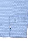 Produktbild fr 'OLYMP Casual regular fit Hemd Halbarm New Kent Kragen Struktur hellblau'