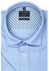 Produktbild fr 'OLYMP Casual regular fit Hemd Halbarm New Kent Kragen Struktur hellblau'