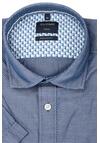 Produktbild fr 'OLYMP Casual regular fit Hemd Halbarm New Kent Kragen Struktur nachtblau'