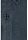 Produktbild fr 'OLYMP Casual regular fit Hemd Langarm Button Down Kragen Flanell anthrazit'
