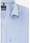 Produktbild fr 'OLYMP Casual regular fit Hemd Langarm New Kent Kragen Streifen blau'