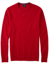 Produktbild fr 'OLYMP Strick Pullover Langarm Rundhals extrafeine Baumwolle rot'