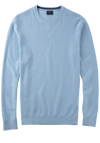 Produktbild fr 'OLYMP Casual Strick Pullover Langarm Rundhals extrafeine Baumwolle aqua'