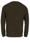 Produktbild fr 'OLYMP Strick Pullover Langarm Rundhals extrafeine Baumwolle grnbraun'