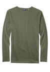 Produktbild fr 'OLYMP Casual regular fit Shirt Langarm Rundhals Jersey oliv'