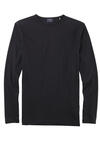 Produktbild fr 'OLYMP Casual regular fit Shirt Langarm Rundhals Jersey schwarz'