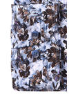 Produktbild f�r 'OLYMP Level Five body fit Hemd extra langer Arm Haifischkragen Blumenmuster hellblau'