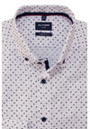 Produktbild fr 'OLYMP Luxor modern fit Hemd Langarm Button Down Kragen Muster wei'