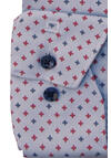 Produktbild fr 'OLYMP Luxor modern fit Hemd Langarm Button Down Kragen Muster blau'