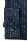 Produktbild fr 'OLYMP No. Six 24/Seven super slim Hemd extra langer Arm New Kent Kragen Muster blau'