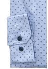 Produktbild fr 'OLYMP No. Six 24/Seven super slim Hemd extra langer Arm Haifischkragen Muster blau'