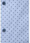 Produktbild fr 'OLYMP No. Six 24/Seven super slim Hemd extra langer Arm Haifischkragen Muster blau'