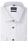 Produktbild fr 'OLYMP Luxor modern fit Hemd extra kurzer Arm New Kent Kragen Muster wei'