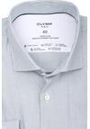 Produktbild fr 'OLYMP No. Six 24/Seven super slim Hemd extra langer Arm Haifischkragen Muster blau'