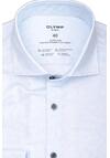Produktbild fr 'OLYMP No. Six 24/Seven super slim Hemd extra langer Arm Haifischkragen Jersey Struktur hellblau'
