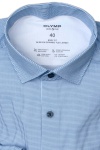 Produktbild fr 'OLYMP Level Five 24/Seven body fit Hemd extra langer Arm Muster blau'