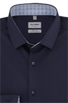 Produktbild fr 'OLYMP Level Five 24/Seven body fit Hemd Langarm New Kent Kragen Twill nachtblau'
