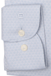 Produktbild für 'OLYMP Level Five 24/Seven body fit Hemd extra langer Arm New Kent Kragen Muster hellblau'
