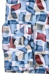 Produktbild fr 'OLYMP Level Five body fit extra langer Arm Stehkragen Muster blau'