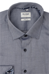 Produktbild fr 'OLYMP Level Five 24/Seven body fit Hemd extra langer Arm Struktur dunkelblau'