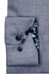 Produktbild fr 'OLYMP Luxor comfort fit Hemd Langarm New Kent Kragen Struktur rauchblau'