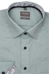 Produktbild fr 'OLYMP Luxor comfort fit Hemd extra langer Arm New Kent Kragen Struktur grn'