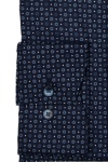Produktbild fr 'OLYMP Luxor comfort fit Hemd extra langer Arm New Kent Kragen Blumenmuster blau'