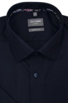 Produktbild fr 'OLYMP Luxor comfort fit Hemd Halbarm New Kent Kragen nachtblau'