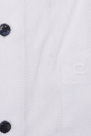 Produktbild fr 'OLYMP Luxor modern fit Hemd extra kurzer Arm New Kent Kragen Struktur wei'
